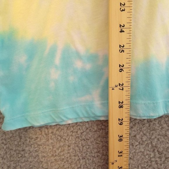 Cha Sor Womens‎ New York T-Shirt Multicolor Tie Dye Short Sleeve Scoop Plus 3X - Picture 4 of 9